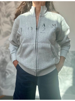 Gilet sweat zippé...
