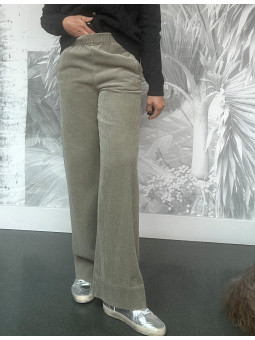 Pantalon velours elastiqué...