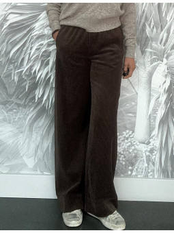 Pantalon velours elastiqué...