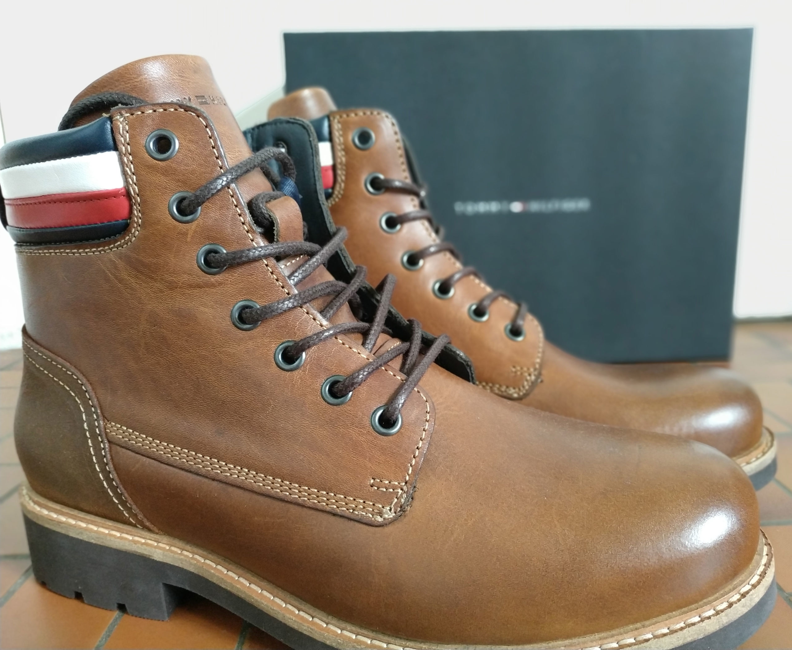 Boots marron homme Tommy Hilfiger