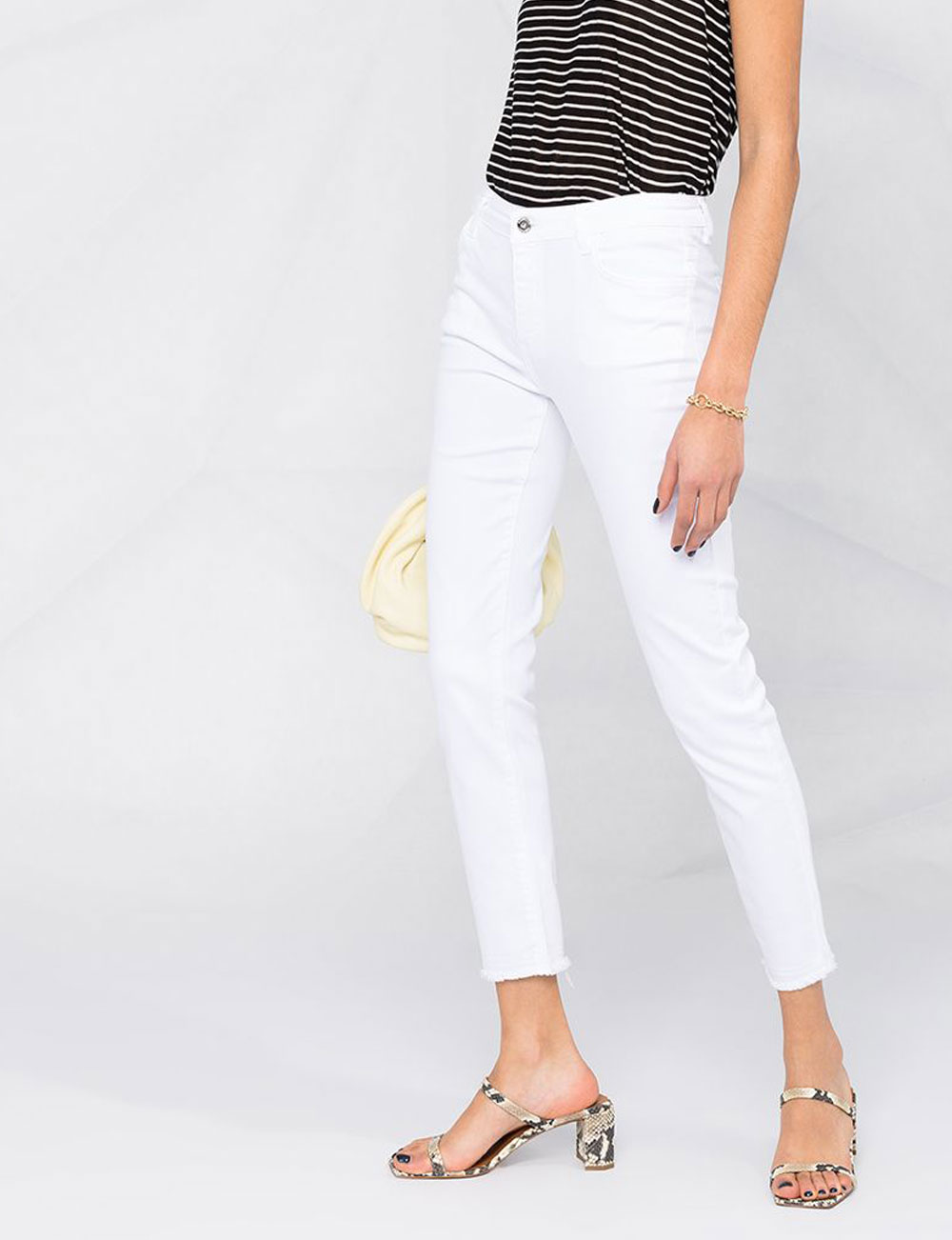 Jean blanc effilé Twinset