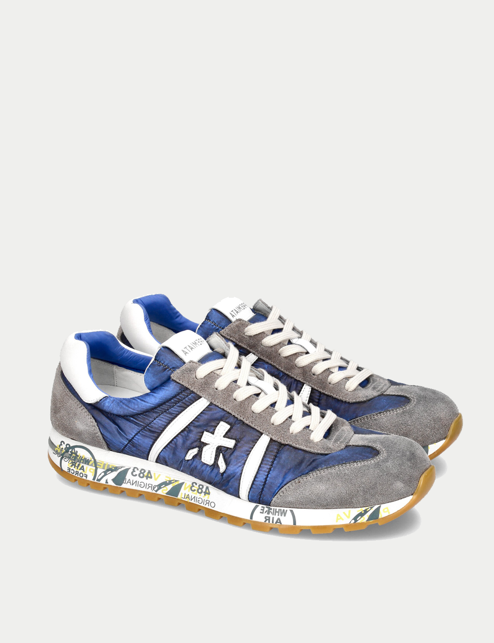 Baskets Lucy pour homme marine et gris Premiata