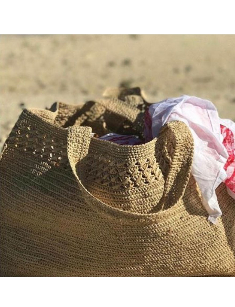 Sac de plage Estelle Made in Mada en raphia