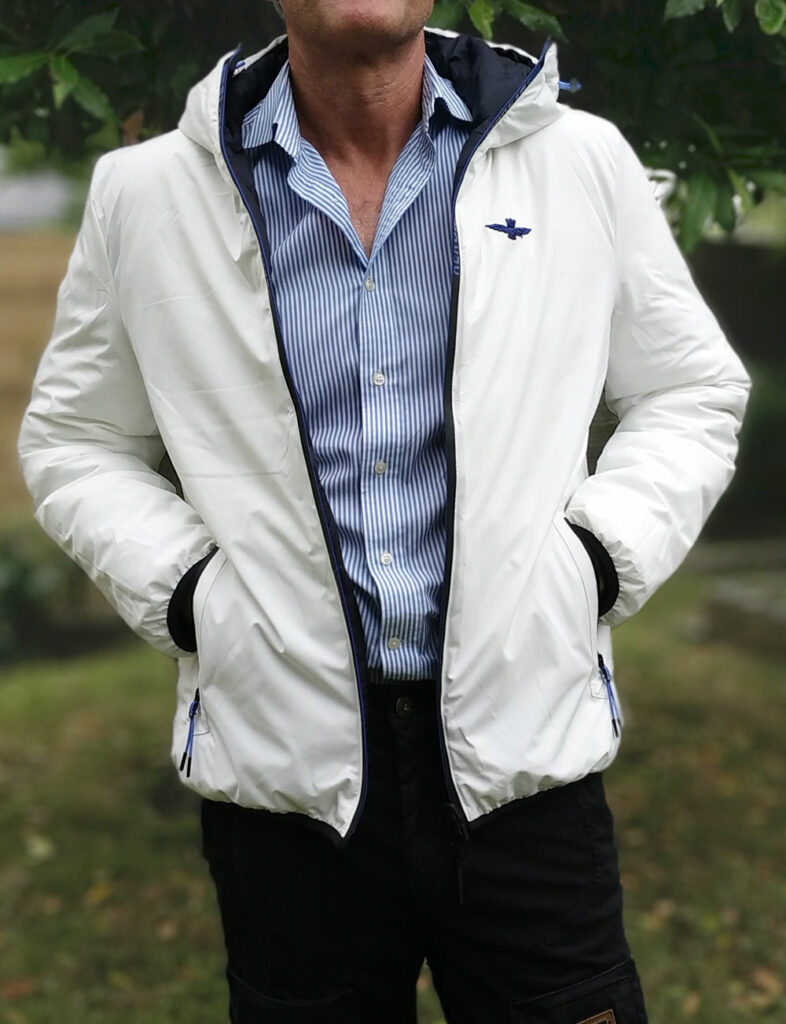 Veste Doudoune Aeronautica Militare Taille 56 - Occasion Très Bon état - Style Blazer Duvet