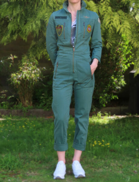 Combinaison pantalon kaki femme aeronautica militare