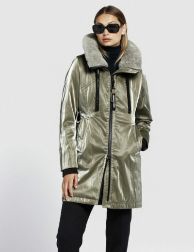 Parka laquée pour femme Creenstone 