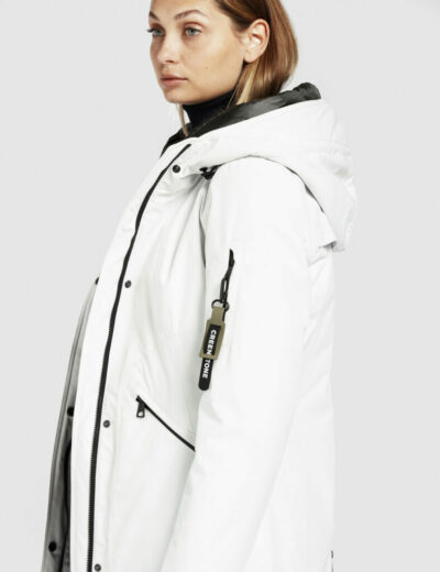 Parka 3 en 1 femme blanche Creenstone