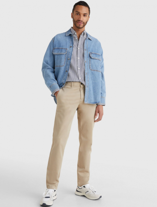 Chino Tommy Hilfiger beige homme 2023 orson bay